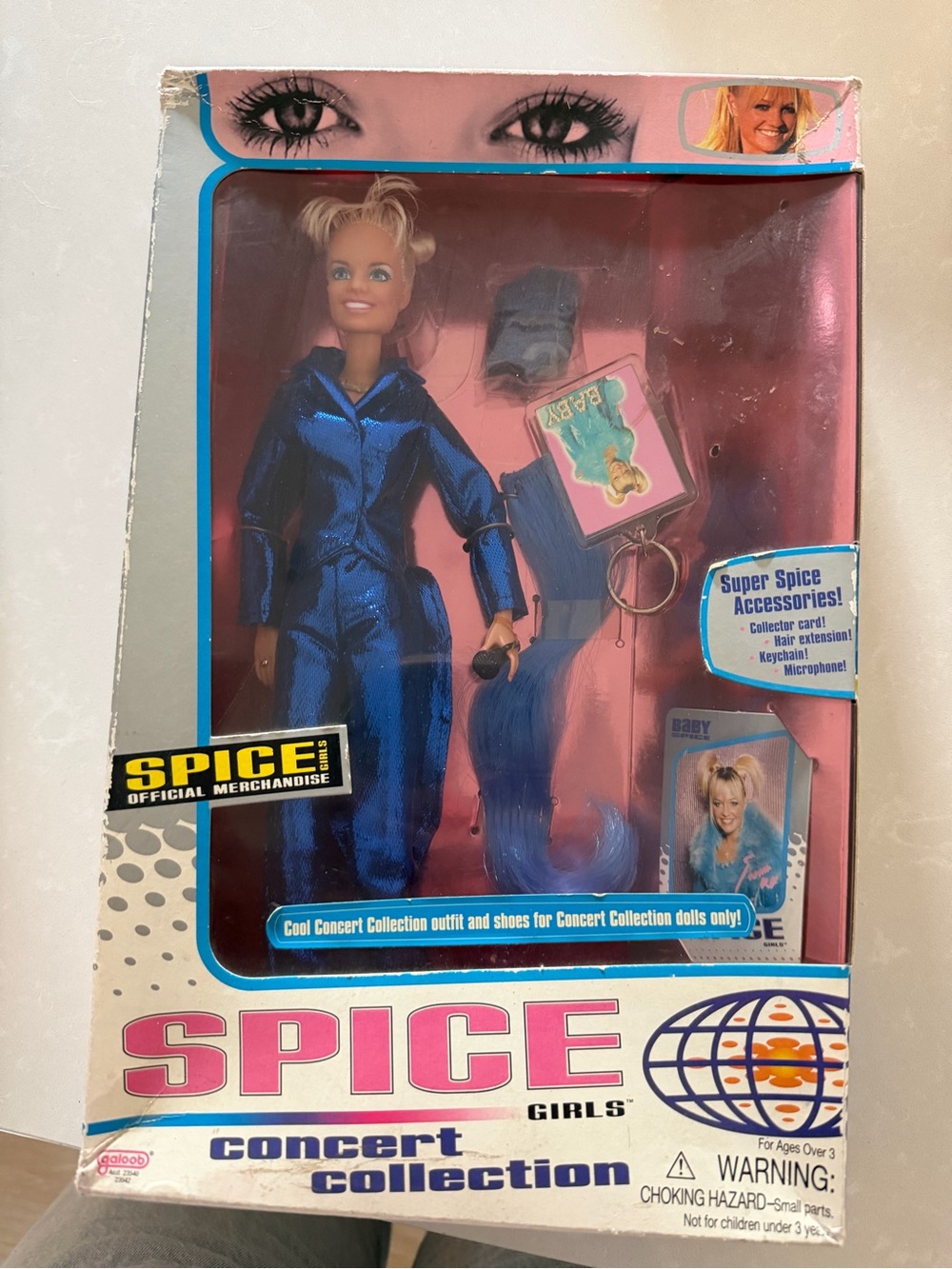 Spice Girls Baby - Barbie in Metallic Blue Outfit - Official Spice Merchandise